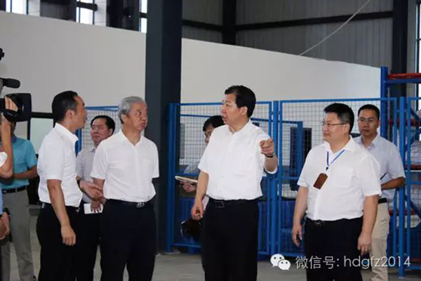助力株洲新材料產(chǎn)業(yè)發(fā)展，省、市領(lǐng)導(dǎo)蒞臨宏大指導(dǎo)